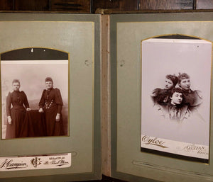 antique album Minnesota cabinet cards and CDV photos antique 1800s