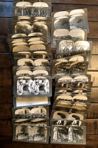 Lot of Antique WWI Keystone Stereoview Photos - 92 Total - Free Shipping