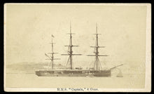 Load image into Gallery viewer, Antique 1860s CDV Photo The DOOMED Warship HMS CAPTAIN / Naval Int
