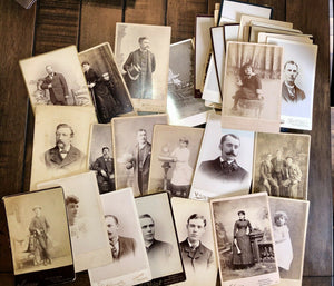 Large Antique Photo Lot [42] Cabinet Cards San Francisco Photographers Some IDS