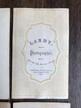 Load image into Gallery viewer, 1860s CDV Photos Civil War Missouri Iowa Minnesota Sewing Machine Advertising
