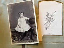 Load image into Gallery viewer, 47A Antique Velvet Photo Album &amp; Philadelphia Cabinet Cards
