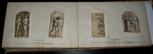 Load image into Gallery viewer, Beautiful Antique Italian CDV Album with 56 Art and Religious Scenes Many Rare
