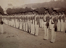 Load image into Gallery viewer, Rare Large 10x7 Imperial Mount 1890s Military Cadet Soldiers - West Point? by Pach NY
