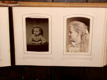 Load image into Gallery viewer, Antique album 1860s 1870s tintypes and CDV photos
