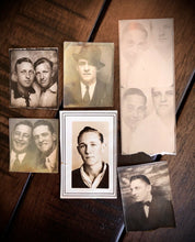 Load image into Gallery viewer, Vintage Photo Booth Lot - All Men 1930s 1940s, Photobooth
