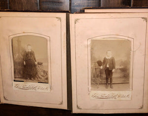 Victorian photo album cabinet cards tintypes CDV Pennsylvania