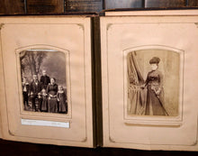 Load image into Gallery viewer, Victorian photo album cabinet cards tintypes CDV Pennsylvania

