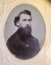 Load image into Gallery viewer, Civil War Era 1860s Tintype Photos Men with Beards Teamsters Or Soldiers ??
