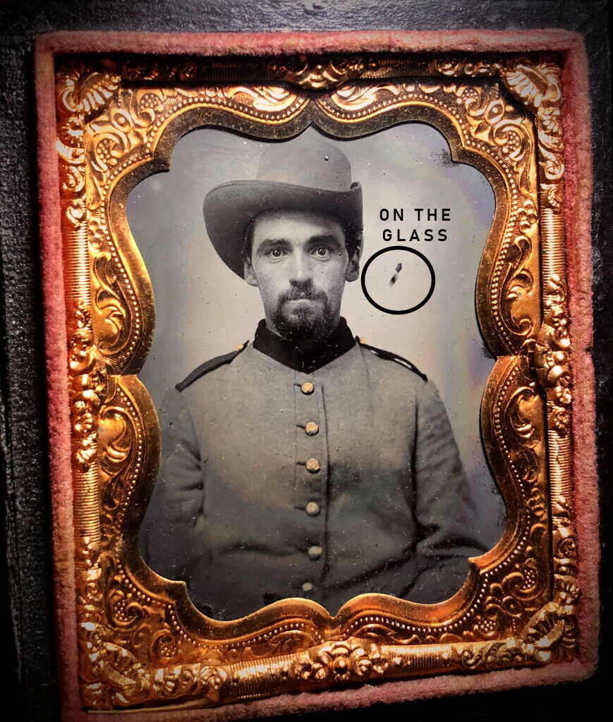 Civil War Confederate Soldier - Tintype / 1860s