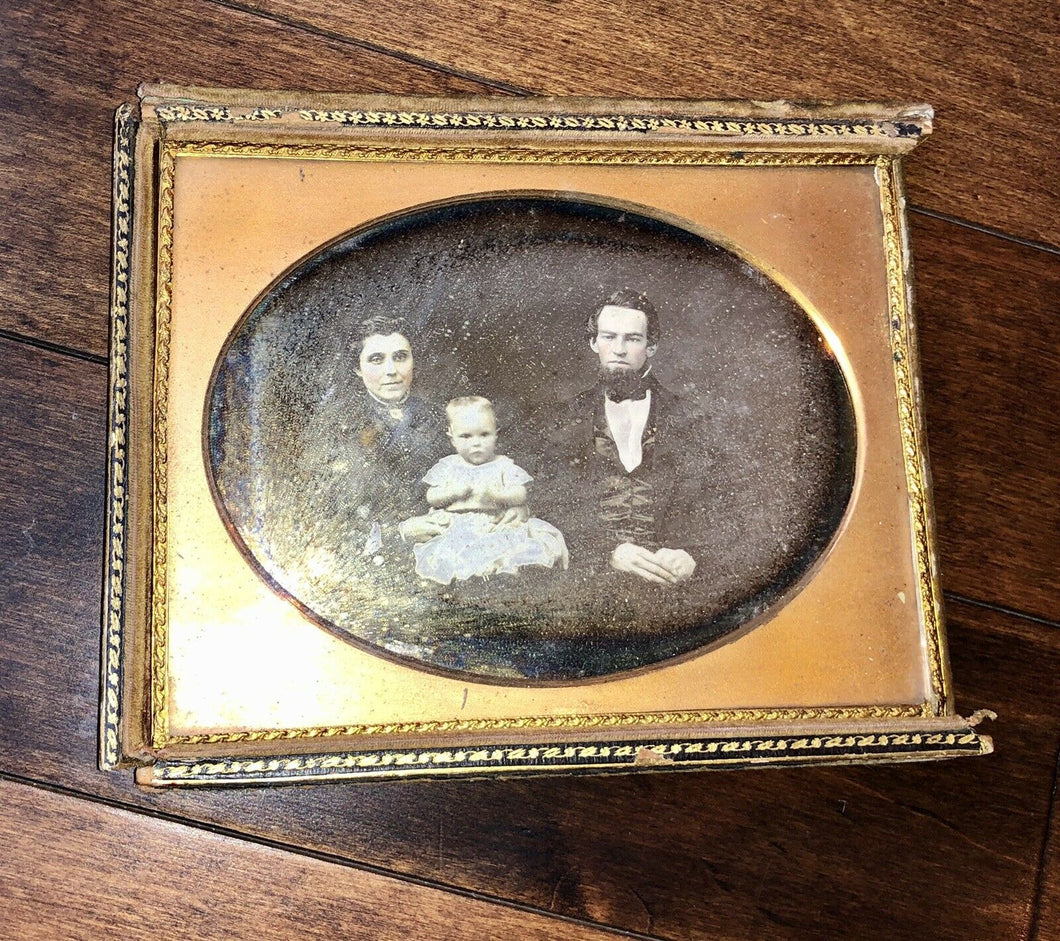 Half Plate Daguerreotype ID’d Politician & Gold Rush Miner California Rare 1850s
