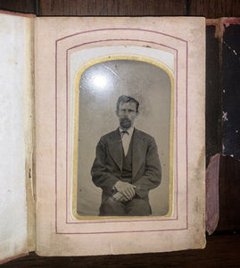 Tintype Photo Album from Tennessee Estate 1860s 1870s