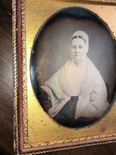 Load image into Gallery viewer, 1/4 daguerreotype quaker woman - is it the minister &amp; author eliza gurney?
