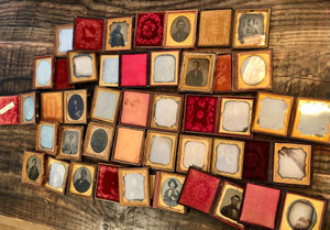 Huge Lot of Mostly Cased Photos Ambrotypes Daguerreotypes Tintype - Free US Shipping
