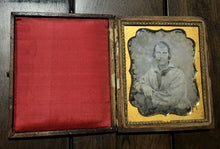 Load image into Gallery viewer, CALIFORNIA MINER WEARING WORK SHIRT 1/6 PLATE DAGUERREOTYPE
