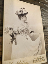 Load image into Gallery viewer, TWO GREAT ELMER CHICKERING PHOTOS OF VICTORIAN ACTRESS ANNIE PIXLEY SAME SITTING
