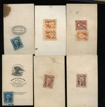 Load image into Gallery viewer, Lot of 1860s CDV Photos with Civil War Tax Stamps California San Francisco
