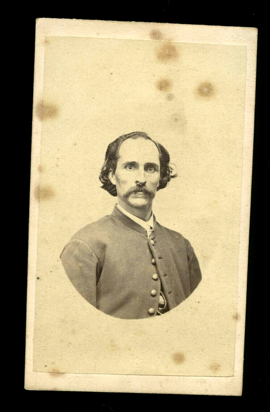 CDV ID'd Civil War Soldier Ohio Possibly 115th Infantry Knoxville Tennessee