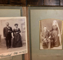 Load image into Gallery viewer, antique album Minnesota cabinet cards and CDV photos antique 1800s
