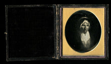 Load image into Gallery viewer, 1850s Daguerreotype Painting of a 1700s Colonial Or Revolutionary War Era Woman
