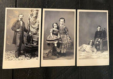 Load image into Gallery viewer, 3 Family CDVs By San Francisco Photographer 1860s
