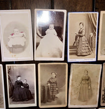 Load image into Gallery viewer, Lot Of 23 CDV Photos 1860s 1870s
