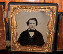 Load image into Gallery viewer, Union Case Ambrotypes &amp; Tintype Lot 1850s 1860s Civil War Tax Stamp Men &amp; Woman
