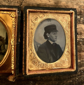 Ambrotype and Tintype, Man and Woman, 1850s 1860s