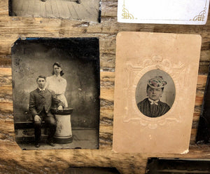 Antique Tintype Photo Lot 1860s 1870s ID'd Rawson Men Women Children 1800s