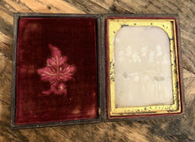 Load image into Gallery viewer, Wonderful 1840s Daguerreotype Women Holding Open Books Bead Purses Prayer Group?
