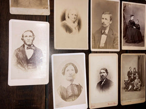 Lot Of 23 CDV Photos 1860s 1870s