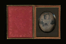 Load image into Gallery viewer, 1850s post mortem daguerreotype very unusual or rare thermoplastic mat
