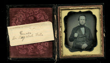 Load image into Gallery viewer, 1/6 daguerreotype of identified virginia physician - original seals
