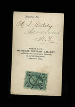 Load image into Gallery viewer, New York Man in Nashville Tennessee + Civil War Tax Stamp - signed ID&#39;d MS EDELY
