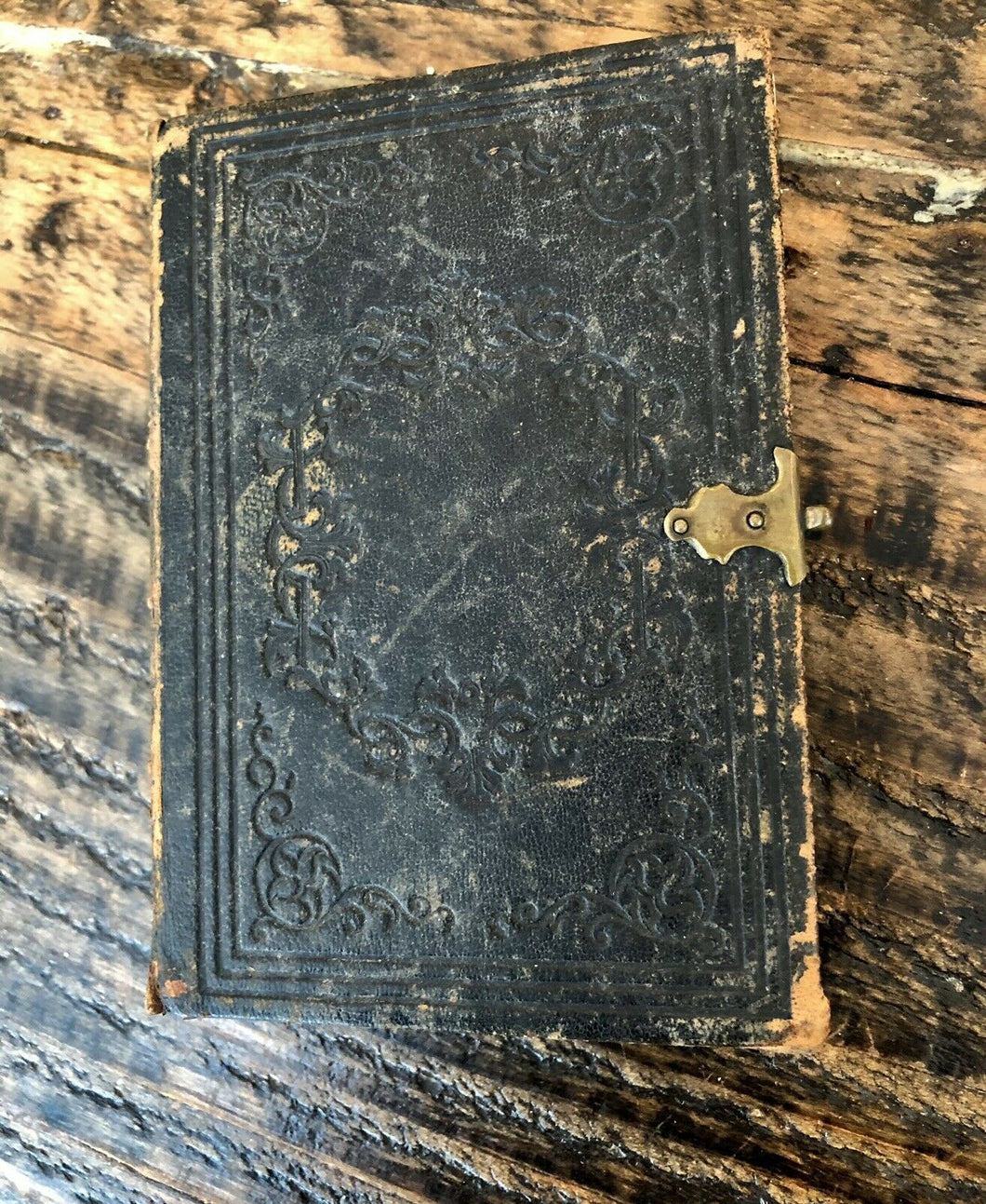 Small Leather Album with a Few 1860s and Later Tintype & CDV Photos