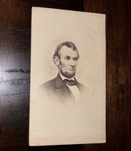 Load image into Gallery viewer, NICE EXAMPLE ~ ABE LINCOLN BY TOMLINSON BOSTON ~ 1860S CDV PHOTO
