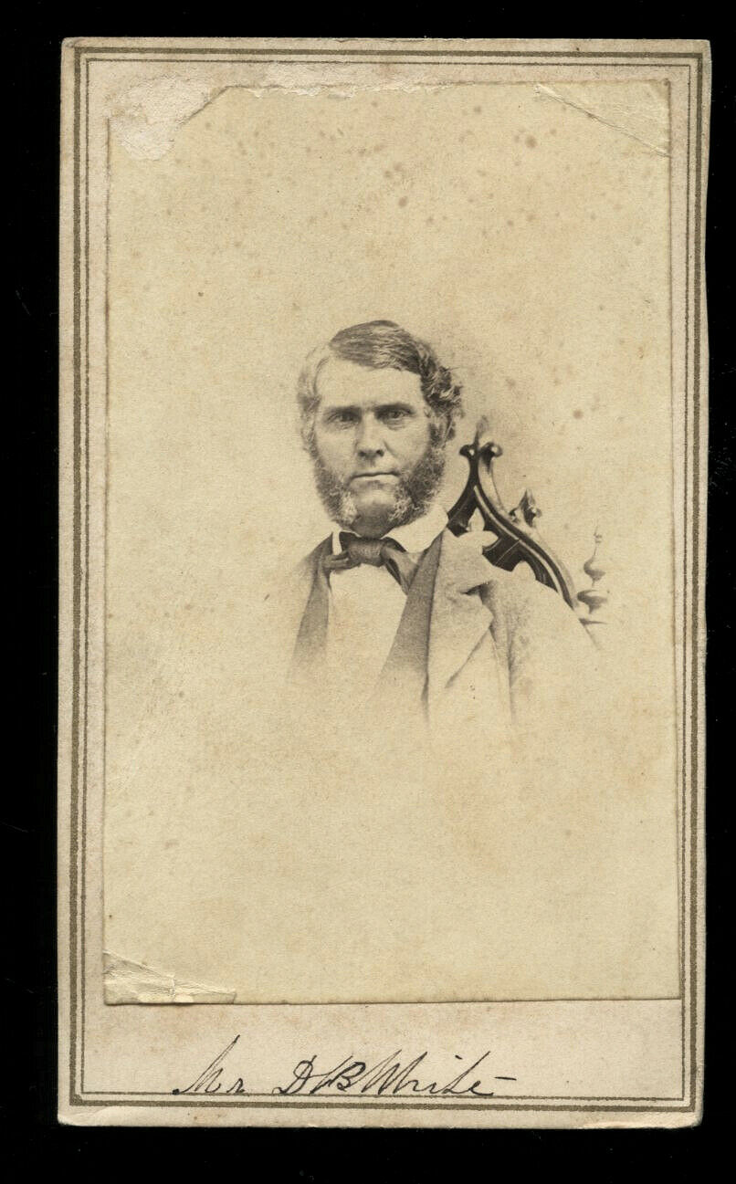 Daniel Boone White Slave Owner Tobacco Farmer Glasgow Missouri History 1860s CDV