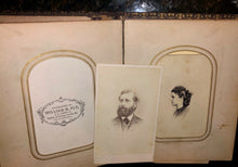 Load image into Gallery viewer, antique leather 1860s 1800s photos philadelphia soldier
