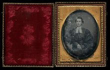 Load image into Gallery viewer, Rare Daguerreotype of a Young Priest #2 Antique 1800s Photo Catholic
