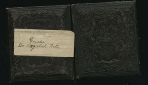 1/6 daguerreotype of identified virginia physician - original seals