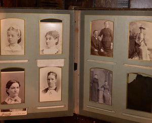 antique album Minnesota cabinet cards and CDV photos antique 1800s