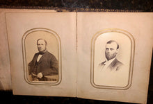 Load image into Gallery viewer, antique leather 1860s 1800s photos philadelphia soldier
