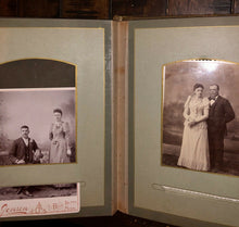 Load image into Gallery viewer, antique album Minnesota cabinet cards and CDV photos antique 1800s
