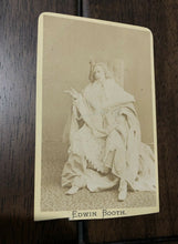 Load image into Gallery viewer, Actor Edwin Booth as Cardinal RICHELIEU 1870s CDV by Gurney New York

