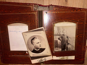 38A Antique Victorian Era Album CDVs Cabinet Cards Tintypes Photos Some ID'd