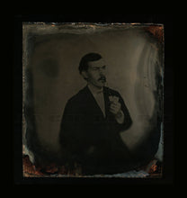 Load image into Gallery viewer, Photographer Asa Haines Self Portrait Taken with Cigar Box Camera - Rare
