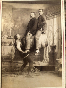Original 1800s Photo Circus Sideshow Strongman John Jennings "The Modern Samson"