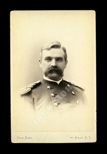Post Civil War 1870s Indian Wars Army Officer by New York Photographer Pach Bros