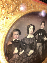 Load image into Gallery viewer, Large Daguerreotype of Family Push Button Leather Case North Carolina Estate
