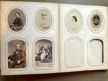 Load image into Gallery viewer, Civil War Era Album 165 Photos CDV Tintype ID&#39;d Scott Barrow Fam Mexican War Vet
